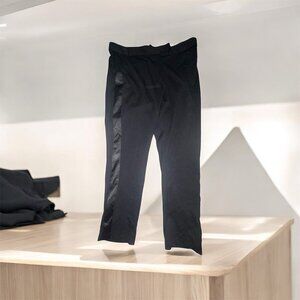 NY Collection short sleeve length black 14 casual pants for women